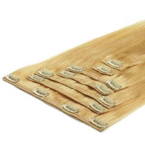 Wlosy Clip in 50cm 70g 613 Najjasniejszy Blond-0